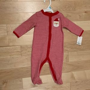 NWT Carters Santa onsie pajama-size 6 month